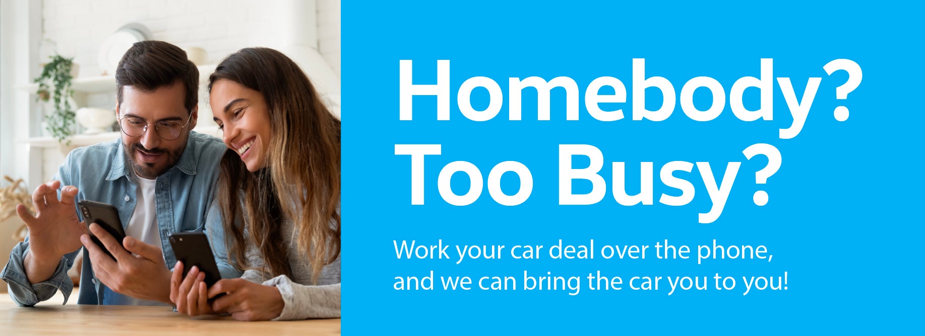 Work your deal over the phone at VW Southtowne!